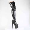 Pleaser - FLAMINGO3020GP Cuissardes à plateforme - Noir Product image